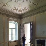 альфрейная роспись в классическом интерьере