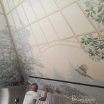 альфрейная роспись в интерьере